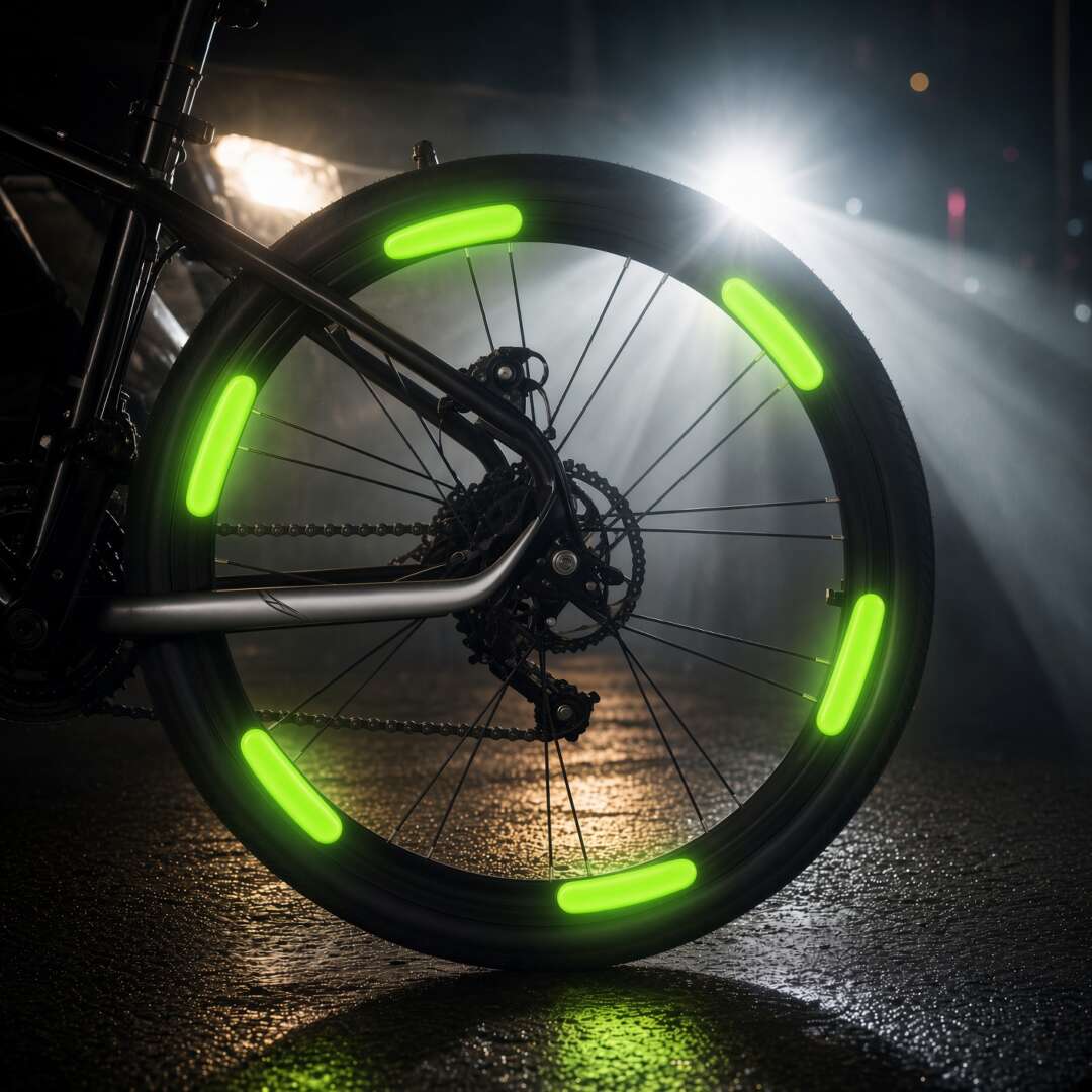 Kit Adesivo Refletivo p/ Capacete Moto - VERDE - Imagem 5