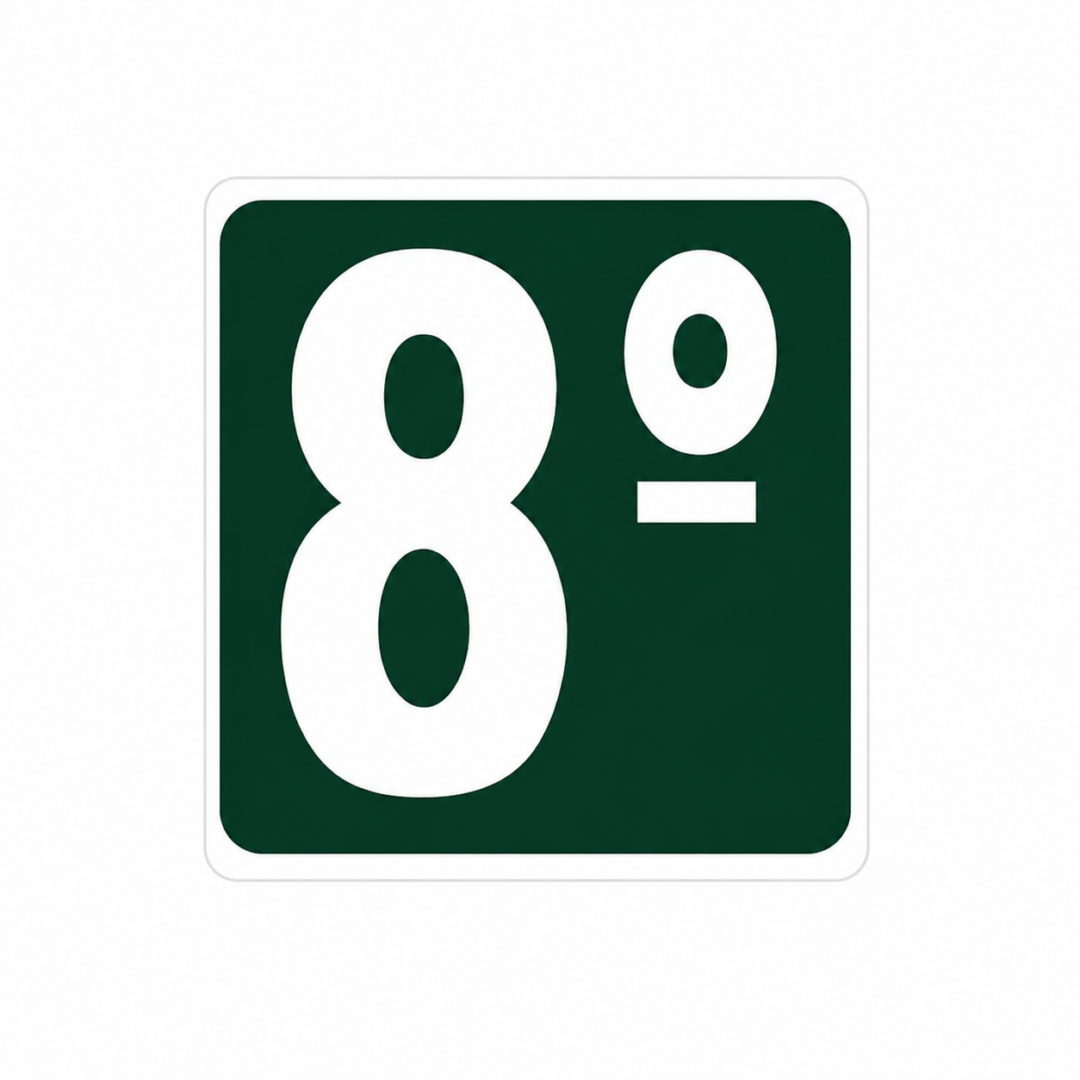PLACA FOTOLUMINESCENTE – S17 8º