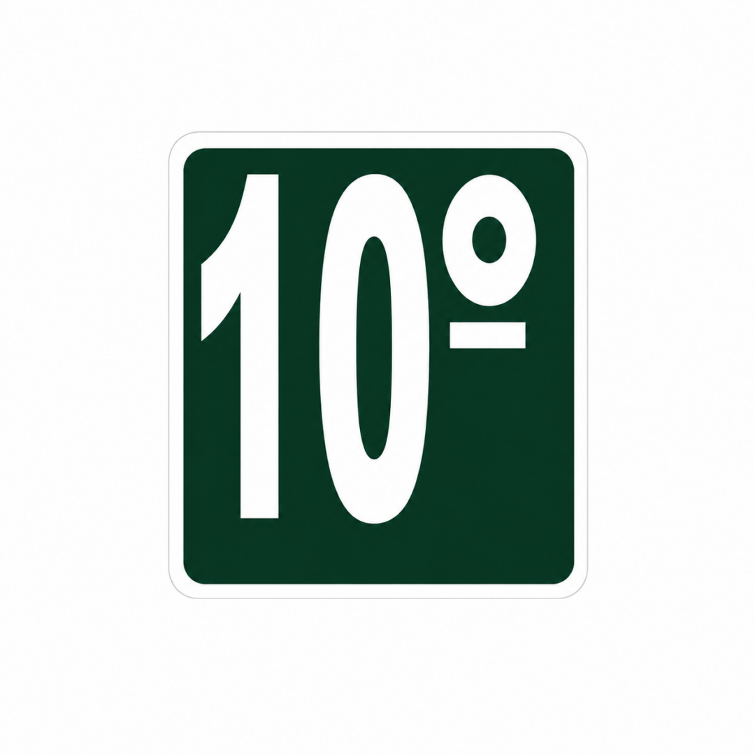 PLACA FOTOLUMINESCENTE – S17 10º