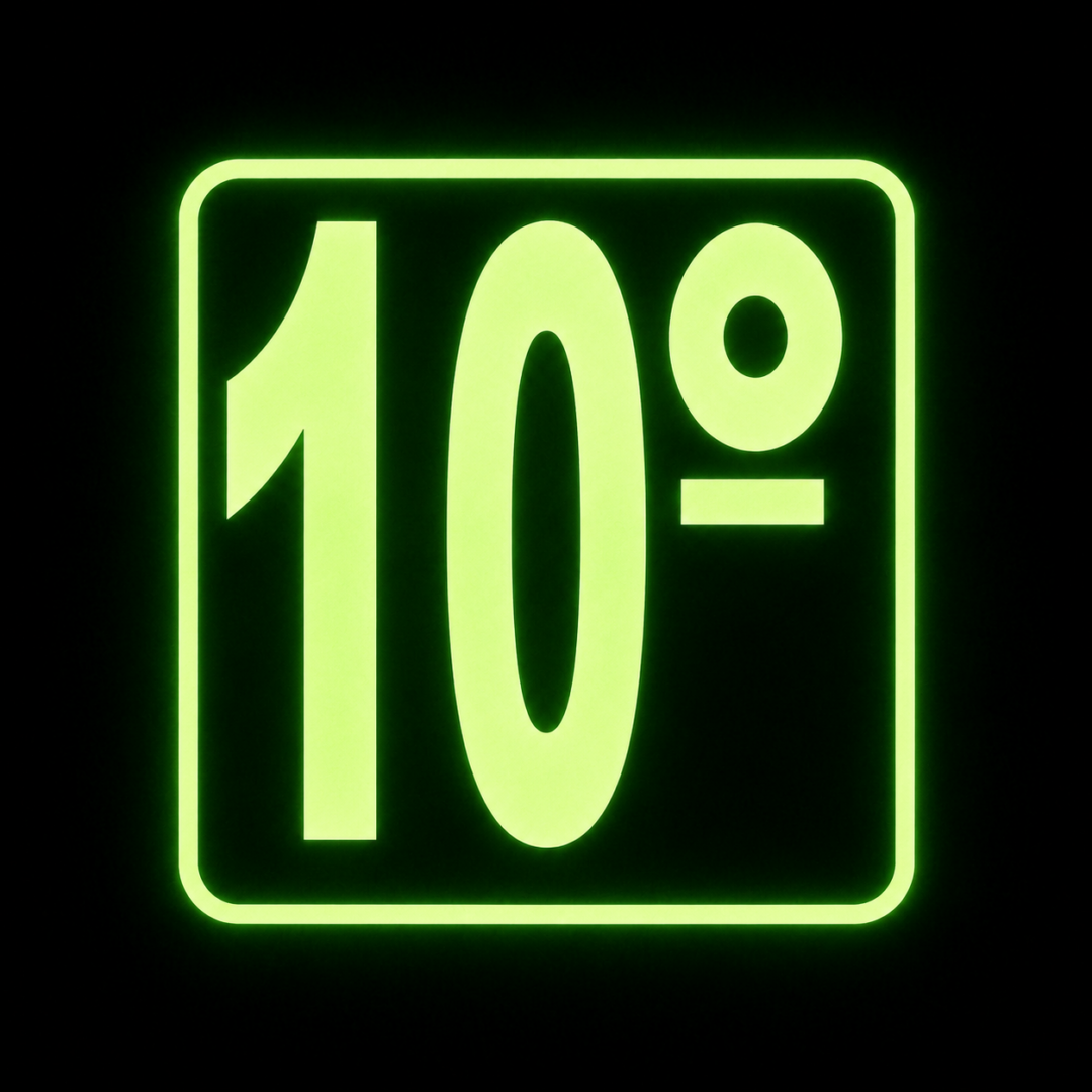 PLACA FOTOLUMINESCENTE – S17 10º - Imagem 2