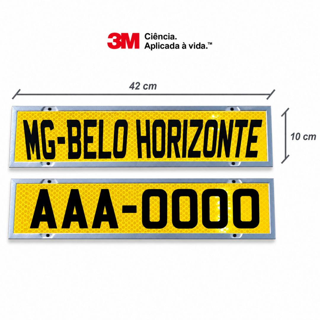 Kit Terceira Placa - 3M™ do Brasil (com placa de alumínio)