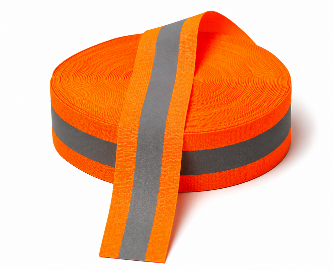 ROLO Fita Refletiva Desempenho Combinado Oxford Laranja - 5cm x 50m
