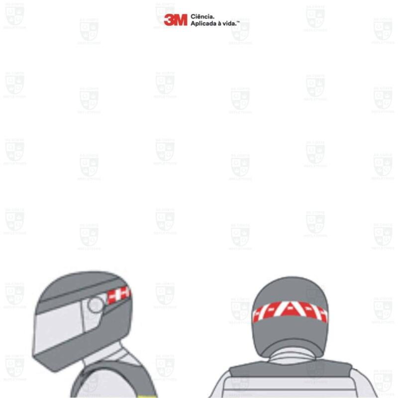 Faixa Refletiva Capacete para Motoboy – 3M™ do Brasil (HB004324925) - Image 2