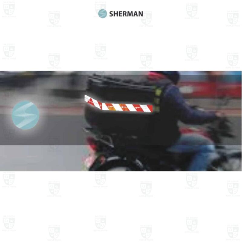 Faixa Refletiva de Baú para Motoboy Sherman - Image 2