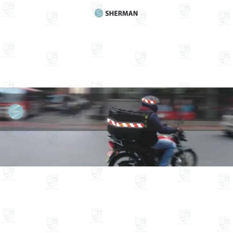 Kit de Faixas Refletivas para Motoboy - SHERMAN - Imagem 2