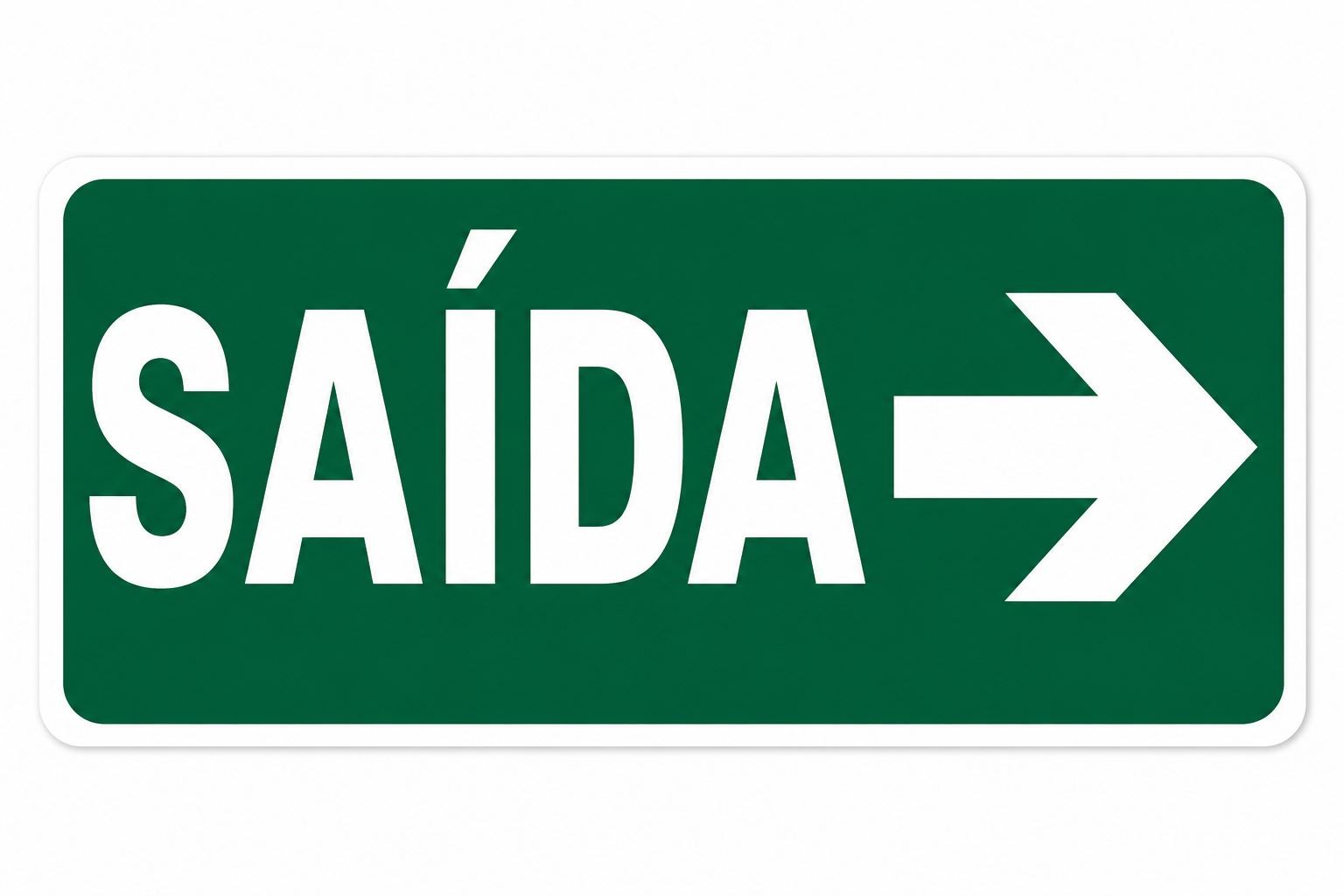 PLACA FOTOLUMINESCENTE SAÍDA – M11 D