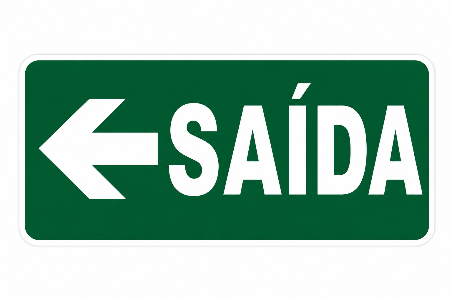 PLACA FOTOLUMINESCENTE SAÍDA – M11 E
