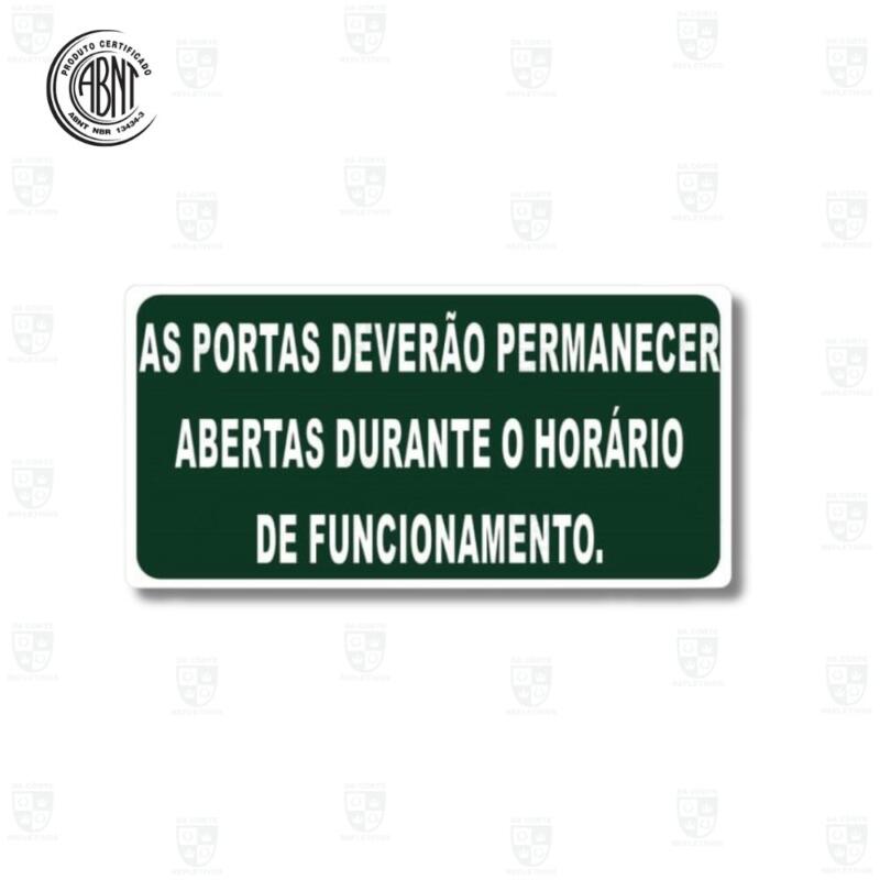 PLACA FOTOLUMINESCENTE P/ EXTINTOR – M7