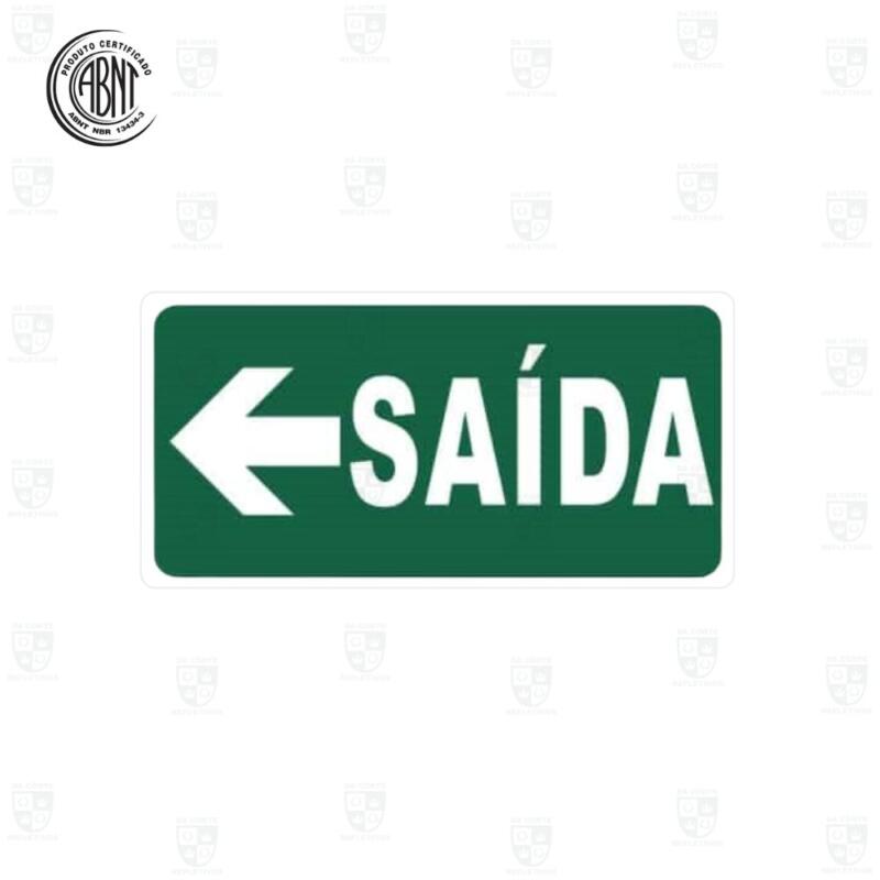 PLACA FOTOLUMINESCENTE SAÍDA – M11 E