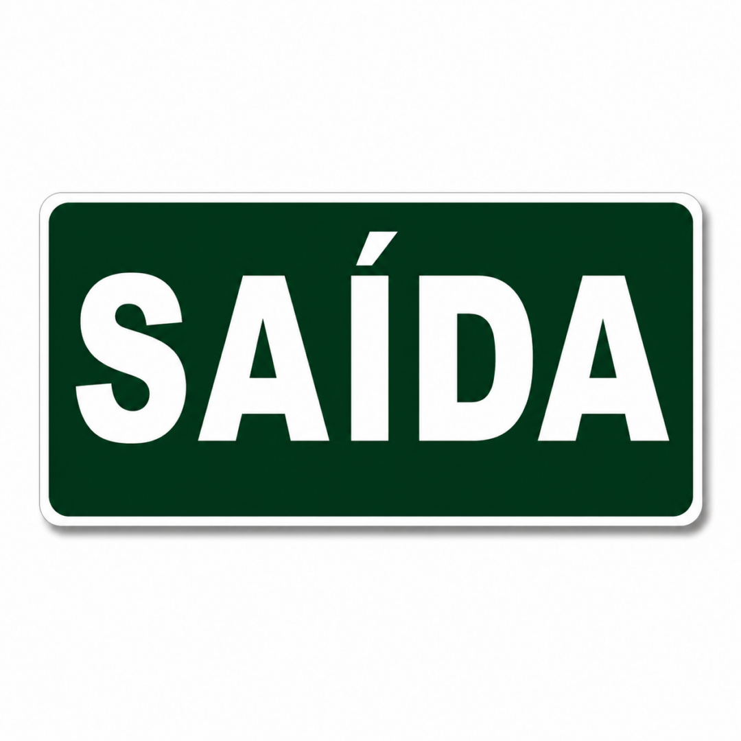 PLACA FOTOLUMINESCENTE DE SAÍDA – S12