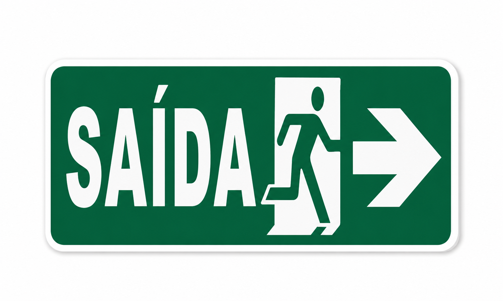 PLACA FOTOLUMINESCENTE SAÍDA – S13 D