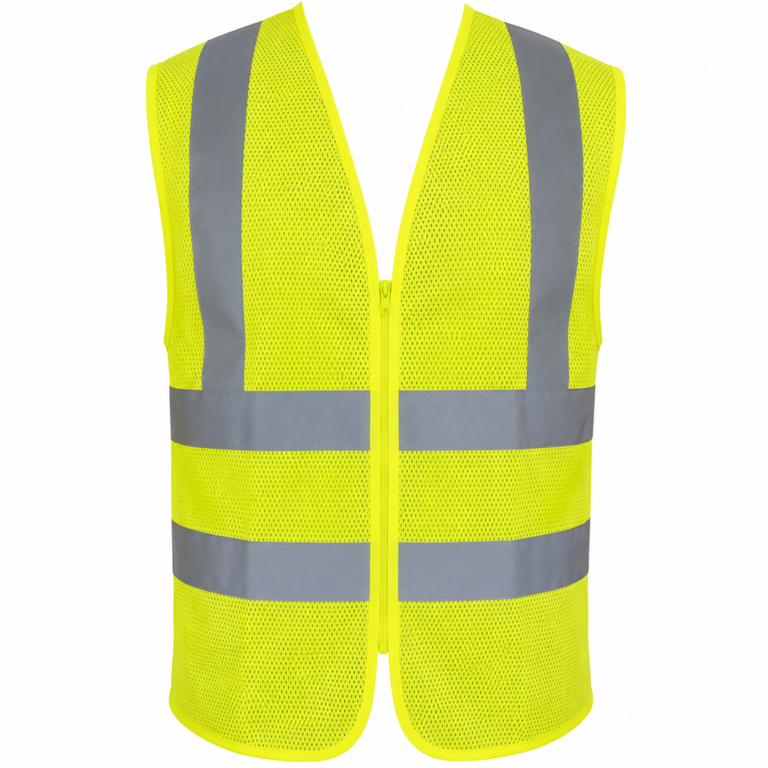 Colete de Segurança Refletivo de TELA Amarelo Fluorescente