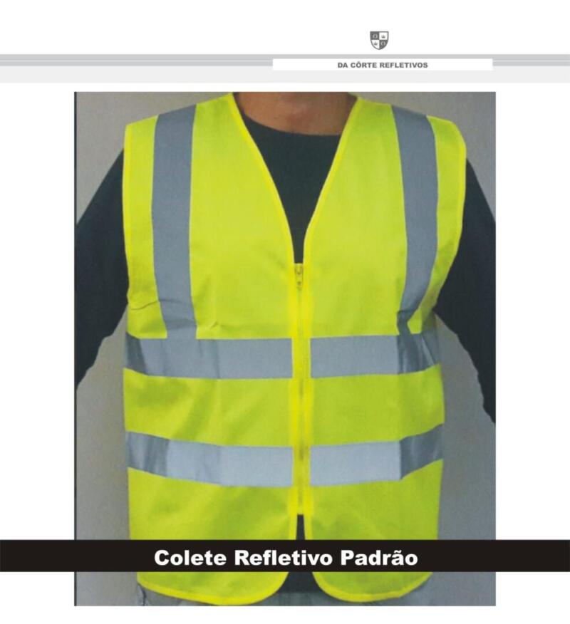 Colete de Segurança Refletivo Amarelo Fluorescente