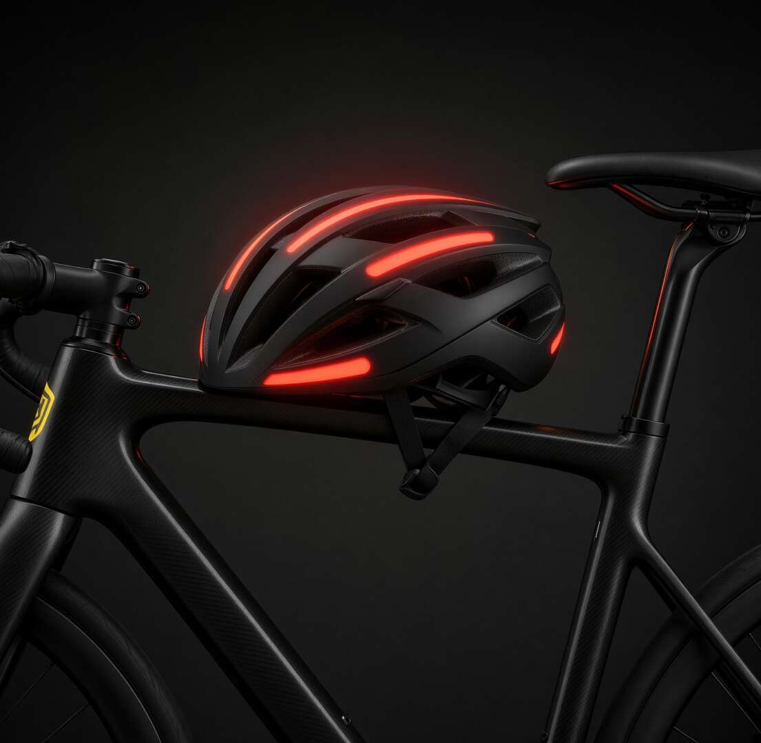 Kit Adesivo Refletivo Friso para Roda e Capacete - VERMELHO - Imagem 3