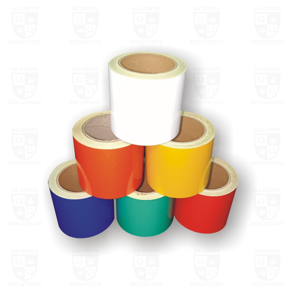 ROLO Adesivo Refletivo Grau Comercial -10cmx20mts