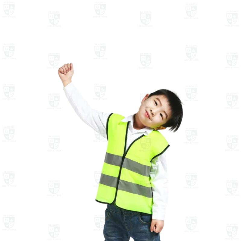 Colete Refletivo INFANTIL Amarelo Fluorescente