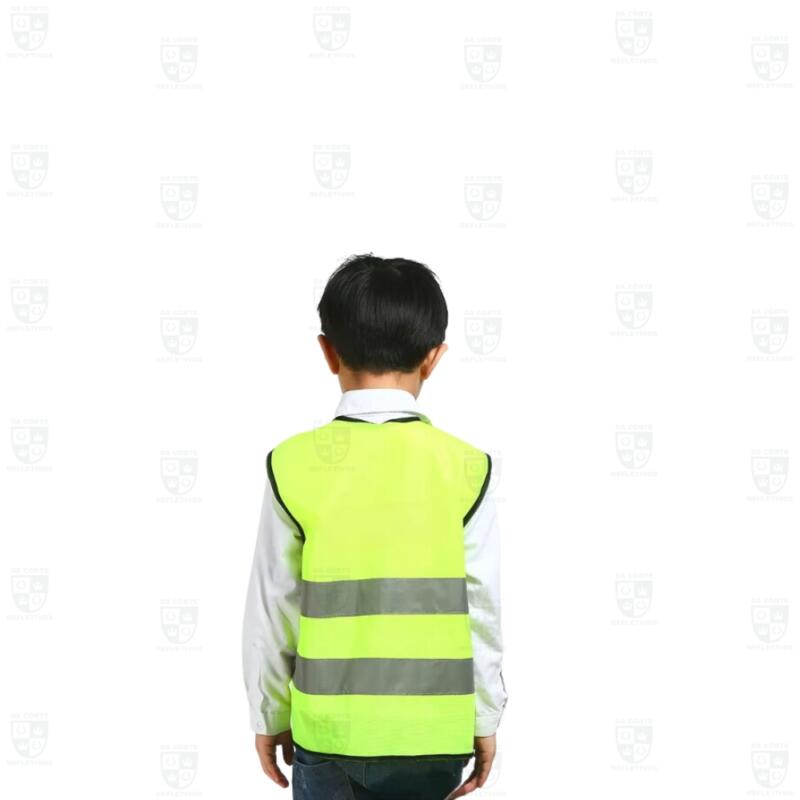 Colete Refletivo INFANTIL Amarelo Fluorescente - Image 2