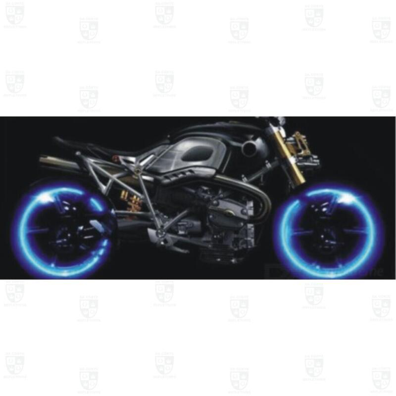 Kit Adesivo Refletivo para Roda e Capacete – AZUL - Imagem 3