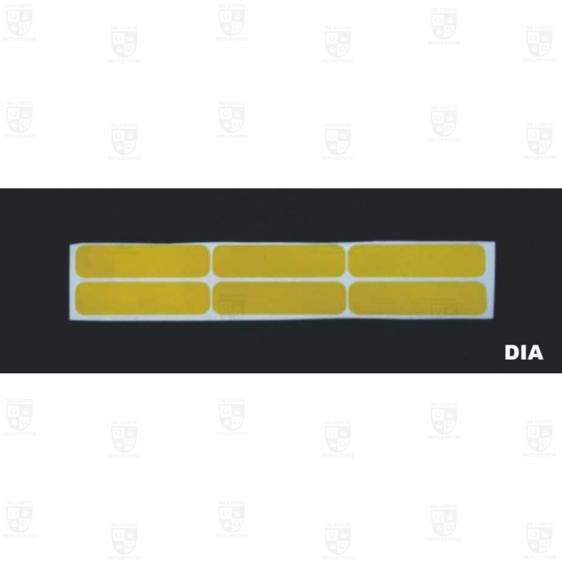 Kit Adesivo Refletivo - AMARELO
