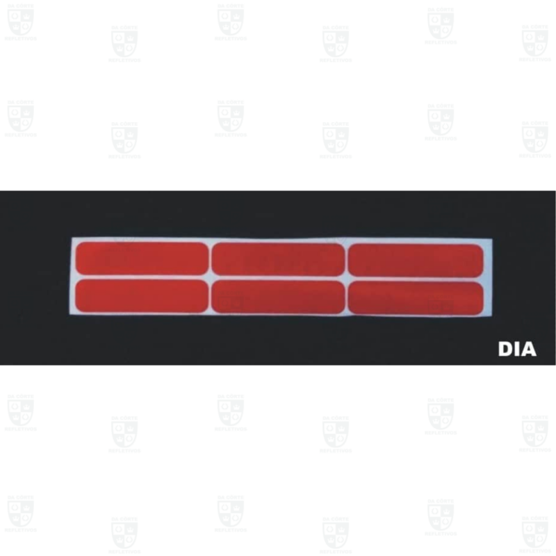 Kit Adesivo Refletivo - VERMELHO