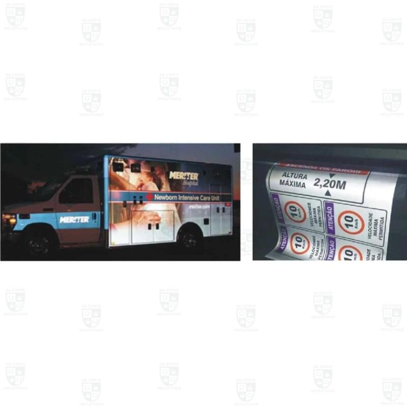 ROLO Vinil Adesivo Refletivo Grau Comercial PVC - 62cmx20mts - Image 2