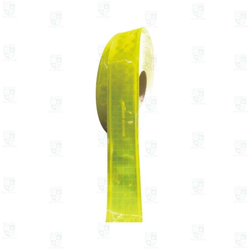 ROLO Tecido PVC Refletivo Fluorescente – APROVADO DENATRAN - 5cmx45,72mts