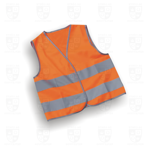 Colete Refletivo INFANTIL Laranja Fluorescente