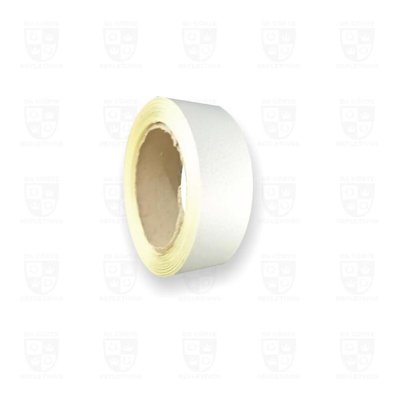 ROLO Adesivo Refletivo Grau Comercial BRANCO - 4cmx20mts