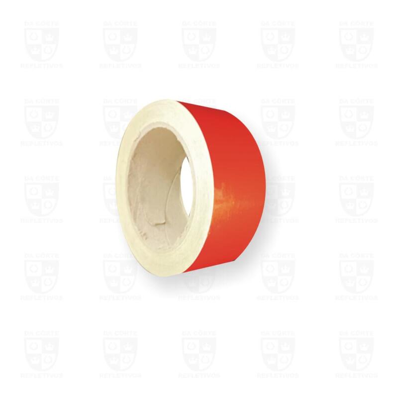 ROLO Adesivo Refletivo Grau Comercial VERMELHO - 4cmx20mts