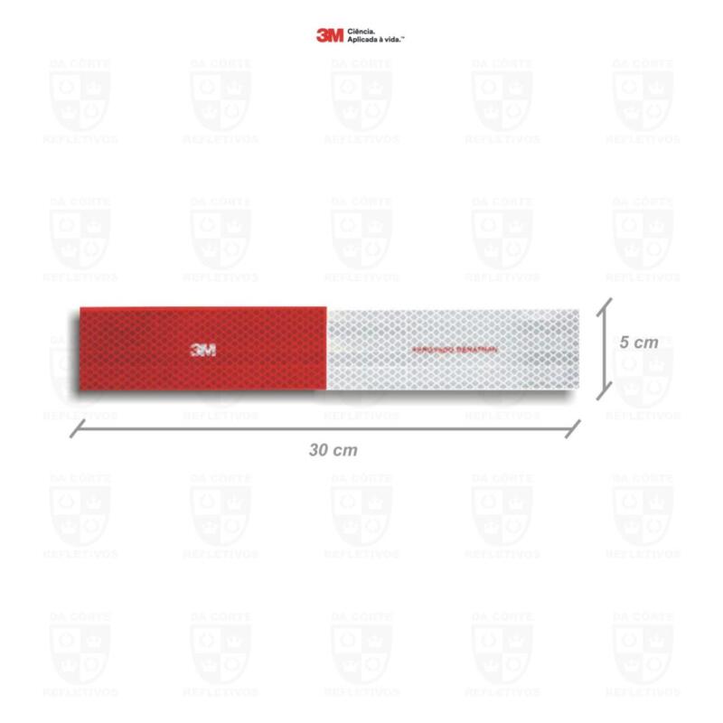 Faixa Refletiva Lateral de Carroceria LADO ESQUERDO – 3M™ do Brasil (HB004037097)