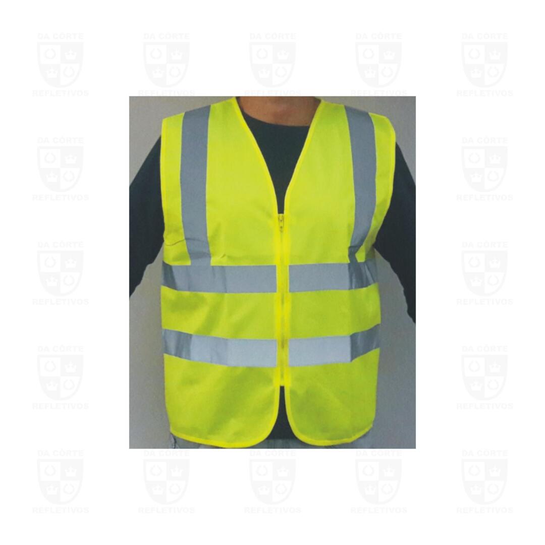 Colete de Segurança Refletivo Amarelo Fluorescente