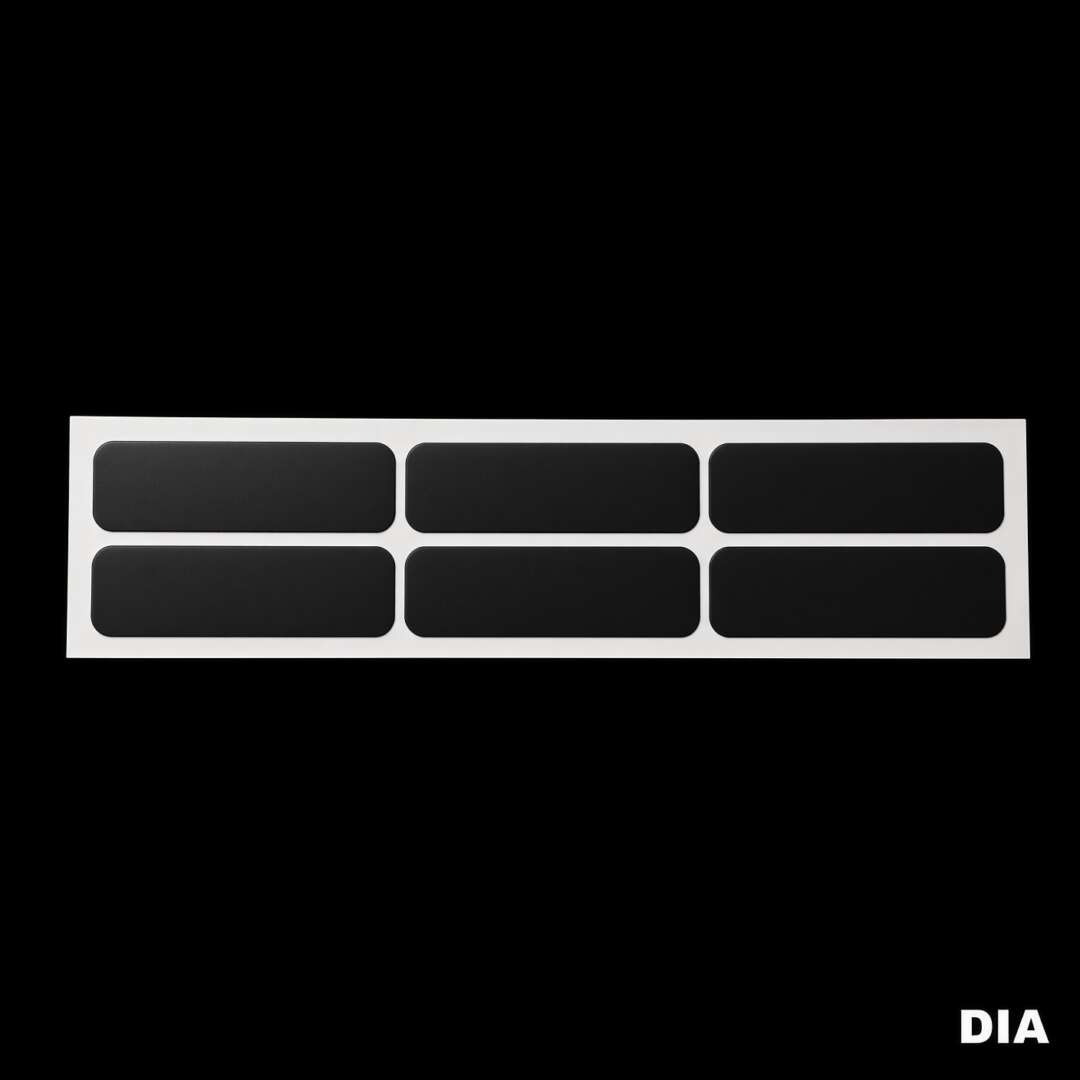 Kit Adesivo Refletivo p/ Capacete Moto - PRETO